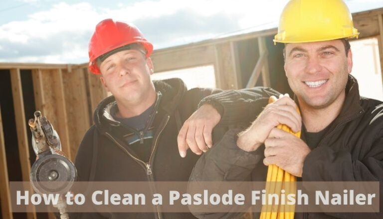 How to Clean a Paslode Finish Nailer