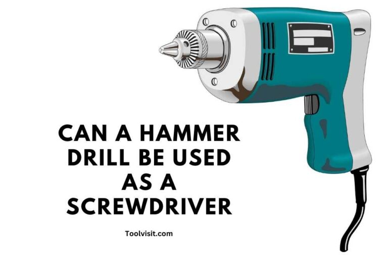 Hammer Drill Use As Screwdriver