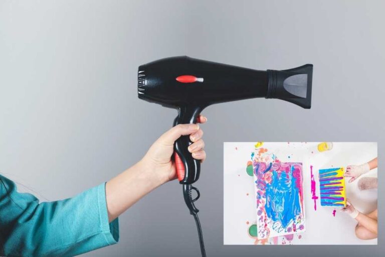 Hair Dryer Instead Of A Heat Gun For Acrylic Pouring